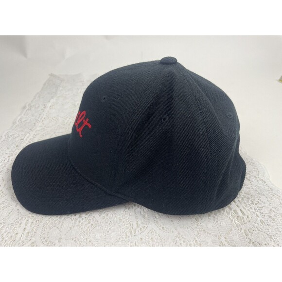 PETERBILT Black Adjustable One Size Fits Most Baseball Cap Hat EUC - Picture 2 of 8